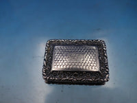 JB John Bettridge English Sterling Silver Vinaigrette Repousse Birmingham #6583