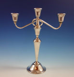 Continental by International Sterling Silver Candelabra Pair 3-Light (#2325)