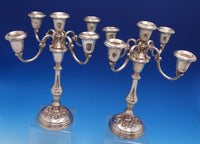 Buttercup by Gorham Sterling Silver Candelabra Pair 5-Light #987 (#7643)