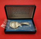 Hester Bateman by Stieff Sterling Silver Tea Caddy Spoon Reproduction in Org Box