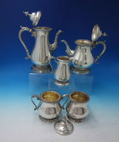 Gadroon by Birks Sterling Silver Tea Set 5pc #10865/#10866 (#5102)