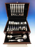 Romance of the Sea by Wallace Sterling Silver Flatware Set Service Dinner 43 Pcs
