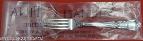 Barocco by Schiavon Italy Sterling Silver Regular Fork 6 3/4" New