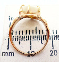 Luxurious 1.92ct Marquise Genuine Natural Opal Ring (#J444)
