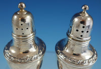 Sterling Silver Salt and Pepper Shaker Pair #24 Gadroon Style (#2548)