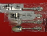 Grand Victorian By Wallace Sterling Silver Regular Size Place Setting(s) 4pc New