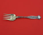 Dresden by Whiting Sterling Silver Beef Fork gold wash 5 7/8"