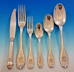 Vauban by Puiforcat Sterling Silver Flatware Set Service French France 72 Pieces