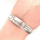 Sterling Cuff Bracelet WoHeLo by JJ White Co (#J5478)