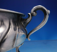 Finland .813 Silver Sugar and Creamer Set 2-Piece Footed Swirled Shape (#3884)