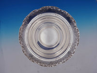 Lap Over Edge Acid Etched By Tiffany Sterling Silver Floral Fruit Bowl (#4602)