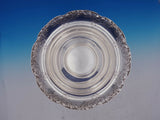 Lap Over Edge Acid Etched By Tiffany Sterling Silver Floral Fruit Bowl (#4602)