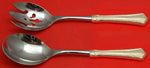 Madison by Wallace Sterling Silver  Salad Serving Set 2pc HHWS  Custom Made