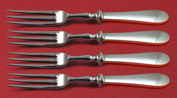 Salem by Tiffany and Co Sterling Silver Fruit Fork Set 4-Piece Custom Made 6"