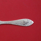Antique Hammered by Shreve Sterling Silver Butter Spreader FH Applied Mono "A"