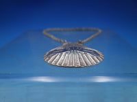 JP & Co English Sterling Silver Liquor Label "Gin" with Shell Motif (#6576)
