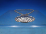 JP & Co English Sterling Silver Liquor Label "Gin" with Shell Motif (#6576)