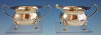 Sterling Silver Sugar and Creamer Set 2pc Colonial Style (#2597)