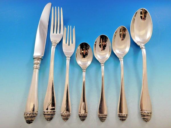 French Empire by Buccellati Sterling Silver Flatware Set for 8 Service Dinner