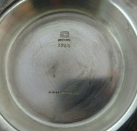 La Fantasy by Whiting Sterling Silver Tall Vase Acid Etched Figural Sea (#4663)