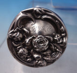 Rose by Unknown Sterling Silver Cut Crystal Jelly Jar Small 1 3/4" (#7265)