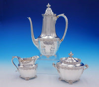 English King by Tiffany and Co Sterling Silver Demitasse Set 3-Piece (#3341)