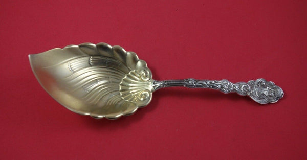 Versailles by Gorham Sterling Silver Vegetable Server Gold Washed 9 1/2"