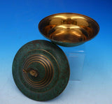 Carl Sorensen Bronze Covered Caviar Bowl with 3-D Duck Finial (#4723)