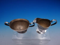 Fiddle Thread by Frank Smith Sterling Silver Sugar and Creamer  (#4178)