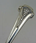 Adamas by Kirk Stieff Sterling Silver 4-pc Place Setting set w/ Diamonds Scarce