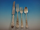 Baltimore Rose by Schofield Sterling Silver Flatware Set 12 Service 75 pieces