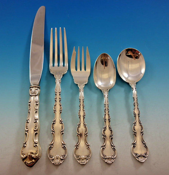 King Edward by Gorham Sterling Silver Flatware Set Service 48