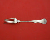 Flat Rose aka Rose by KA Rasmussen Norwegian Sterling Silver Dinner Fork 7 3/4"