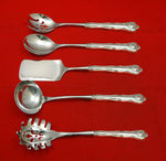 New Queens by Durgin Sterling Silver Hostess Set 5pc HHWS  Custom Made