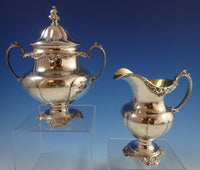 Grande Baroque by Wallace Sterling Silver Tea Set 4pc #4850-9 (#1138) Coffee