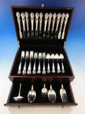 Secret Garden by Gorham Sterling Silver Flatware Set For 12 Service 53 Pieces