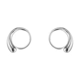 Mercy by Georg Jensen Denmark Sterling Silver Pair Swirl Earrings 10015148 New