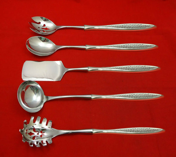 Snowflake by International Sterling Silver Hostess Set 5pc HHWS  Custom Made