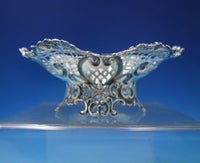 William Comyns English Victorian Sterling Silver Candy Dish Footed Ribbons #6456