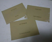Faneuil by Tiffany and Co Sterling Silver Calendar with Glass (#3452)
