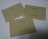 Faneuil by Tiffany and Co Sterling Silver Calendar with Glass (#3452)