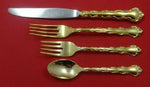 Tara Vermeil By Reed and Barton Sterling Silver Regular Size Place Setting 4pc