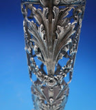 Redlich and Co Sterling Silver Vase Holder 9" Tall Monogrammed #5760 (#4725)