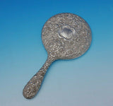 Rose by Stieff Sterling Silver Dresser Set 3pc Mirror Brush Comb Repousse #4402