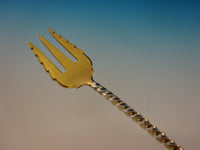 Gorham #271 Sterling Silver Olive Pickle Spear Combination Aesthetic 3D c1888