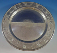 Rose Point by Wallace Sterling Silver Tray Round 14" (#1145) Serving