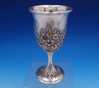 Repousse by Kirk Sterling Silver Water Goblet #72F 6 1/2" x 3 1/4" (#7811)