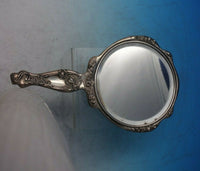 Cupid Sterling Silver Hand Mirror 10 1/2" x 5 3/4" c.1900 Art Nouveau (#5726)