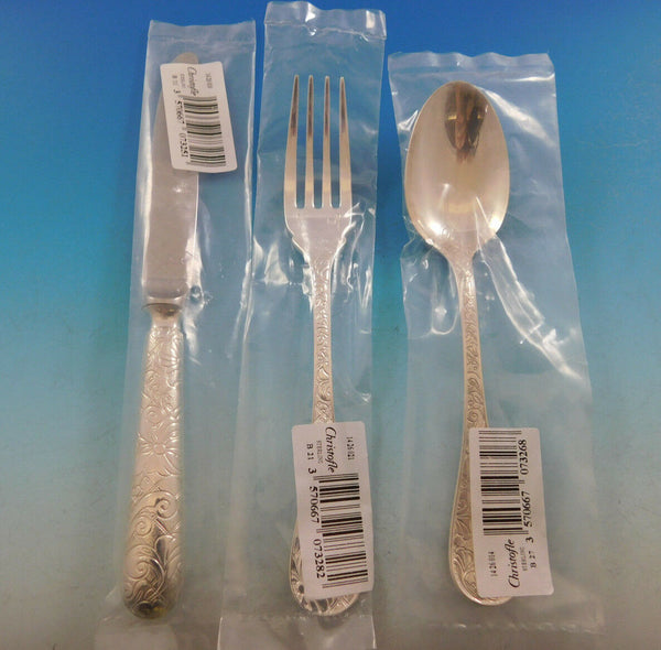 Jardin D'Eden by Christofle Sterling Silver Flatware Set Service 26 pieces New