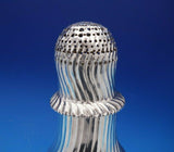 Dutch .833 Silver Georgian Muffineer Swirled 8" (#4685)